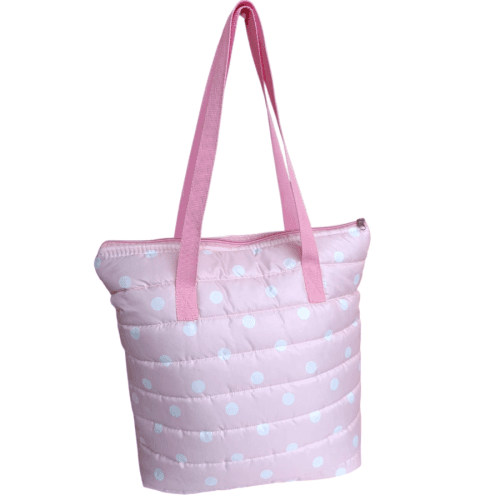 BOLSA MATERA PUFFER ROSA LUNARES