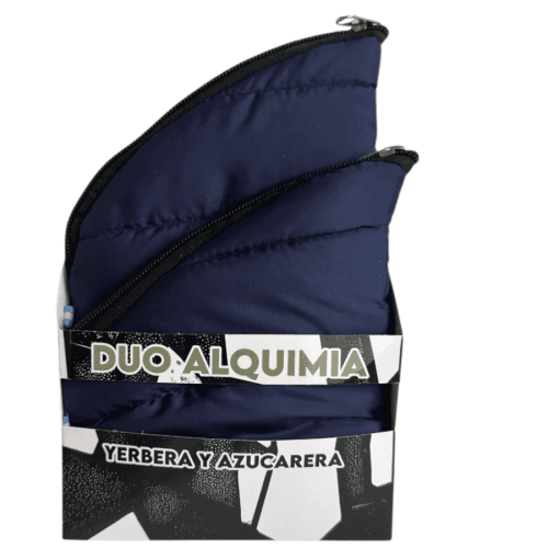 YERBERA Y AZUCARERA DUO ALQUIMIA PUFFER AZUL/NEGRO