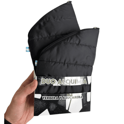 YERBERA Y AZUCARERA DUO ALQUIMIA PUFFER AZUL/NEGRO