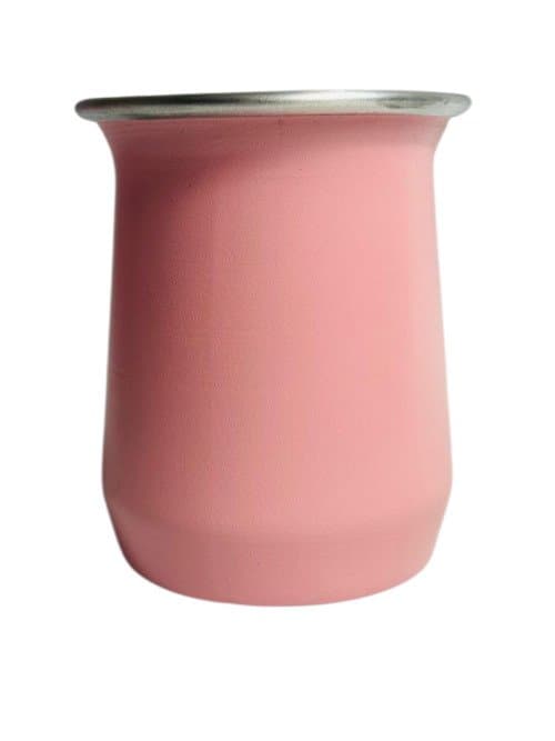 MATE ALUMINE PINTADO (NEGRO-ROSA)