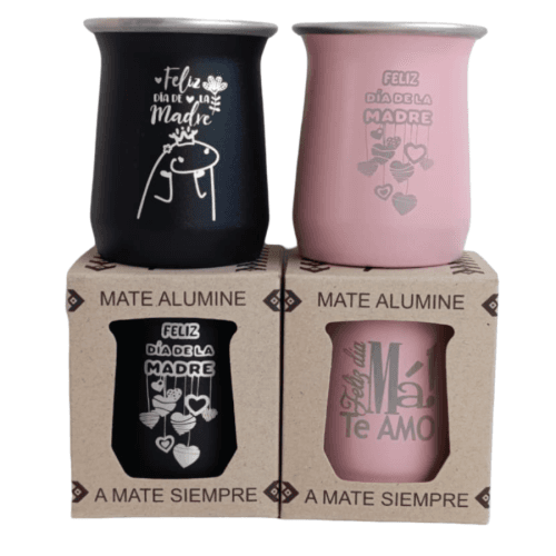 MATE ALUMINE MAMA CON CAJA