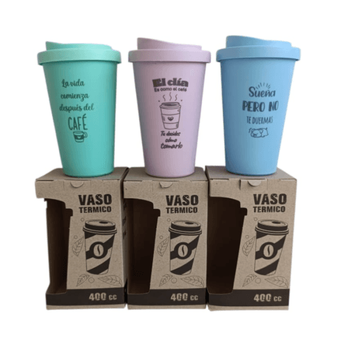 VASO TIPO STARBUCK GRABADO DISEÑO CON CAJA