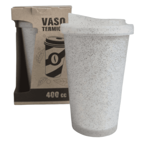 VASO TIPO STARBUCKS GLITTER 400CC CON CAJA