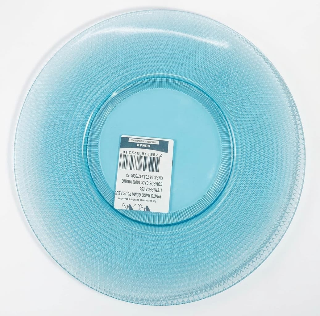 PLATO DURAX PLAYO GEMA PLUS AZUL