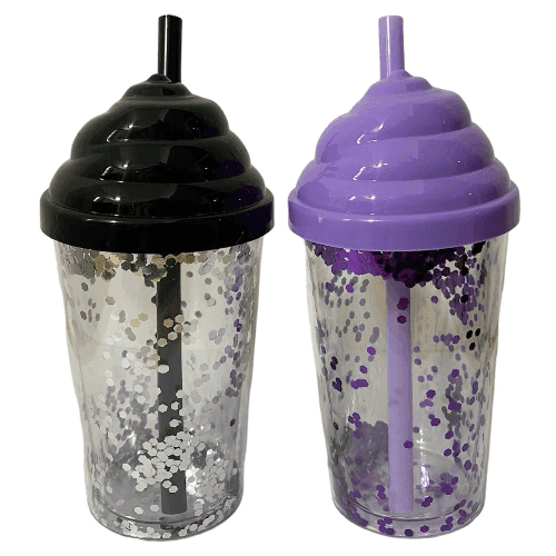VASO HELADO CON SORBETE GLITTER 350ML