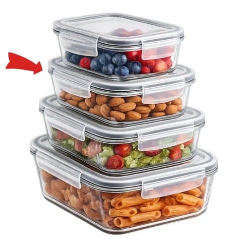JL HERMETICO RECTANGULAR VIDRIO TEMPLADO 640ML