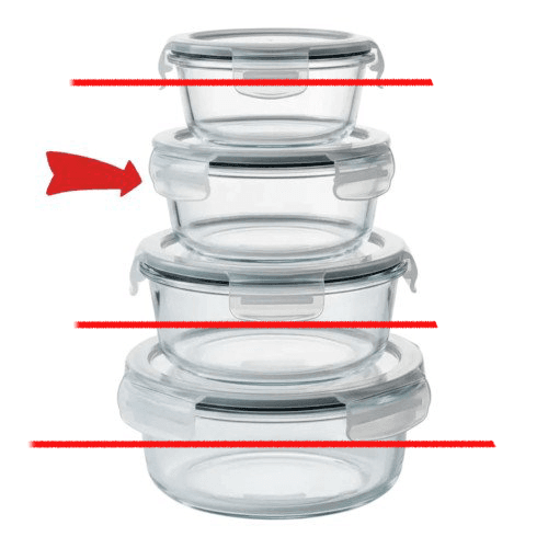 JL HERMETICO CIRCULAR VIDRIO TEMPLADO 630ML